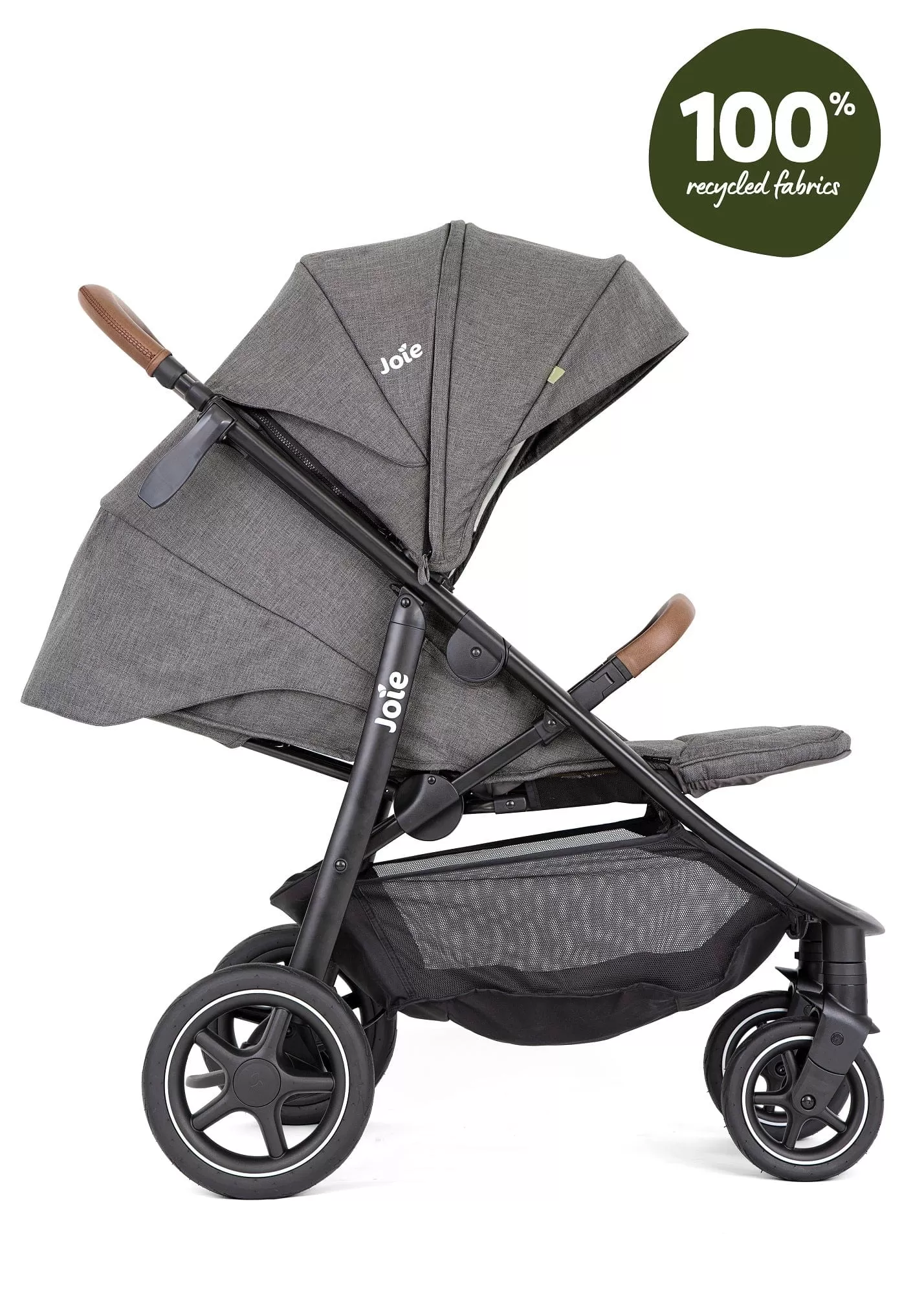 Joie Mytrax PRO Cycle Pushchair with Raincover - Shell Grey