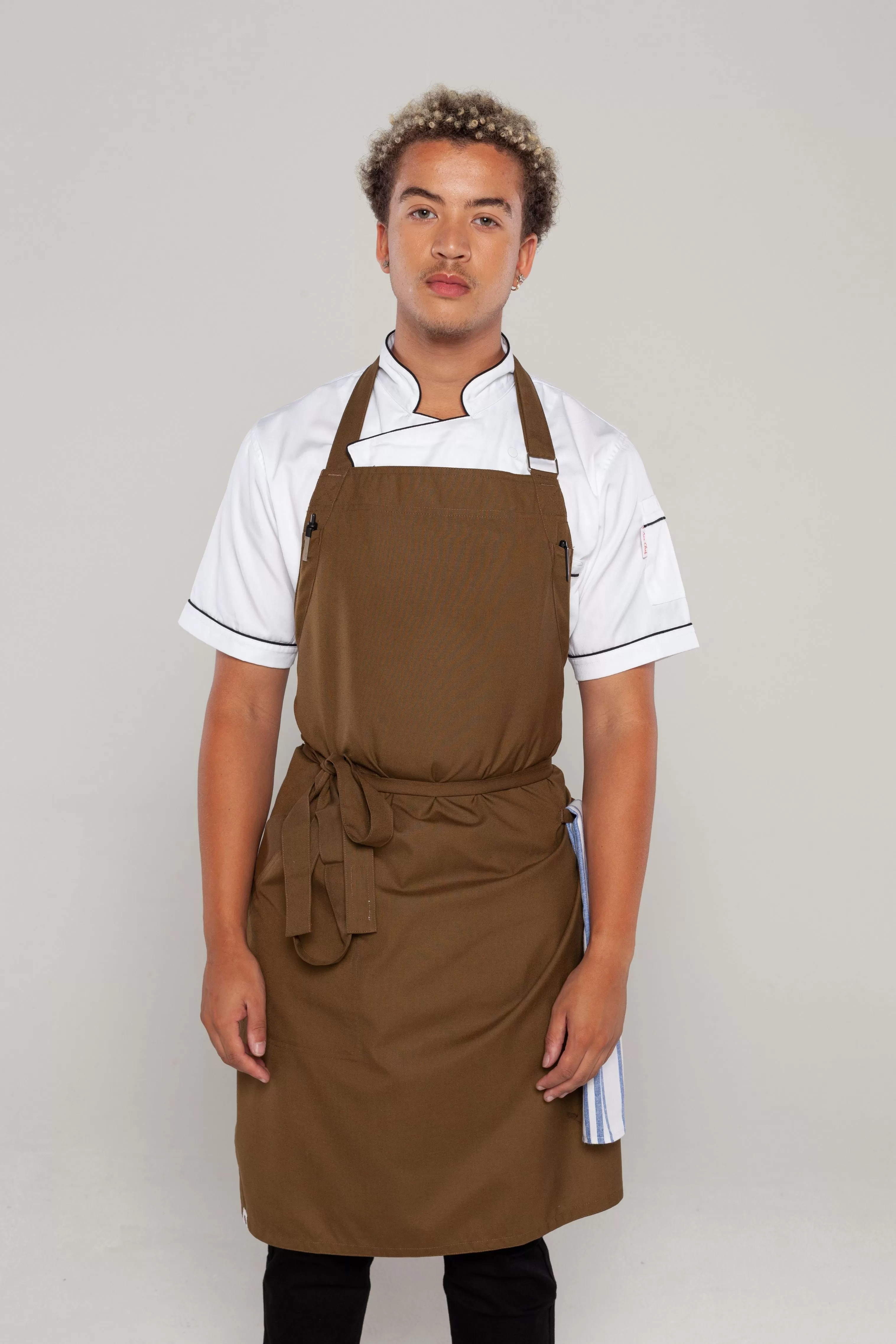 Josh Olive Green bib Small size Apron