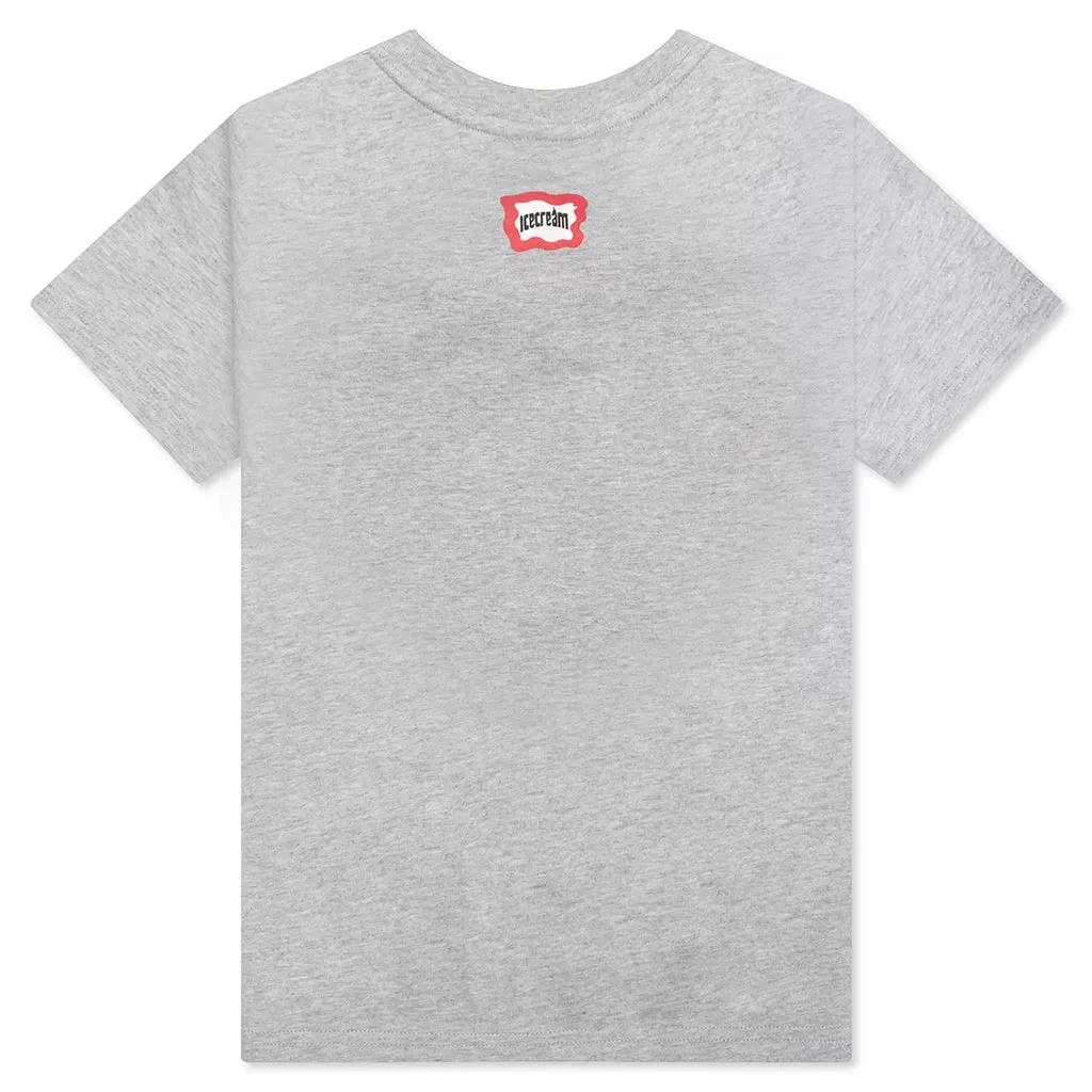 Kids Blocks S/S Tee - Heather Gray