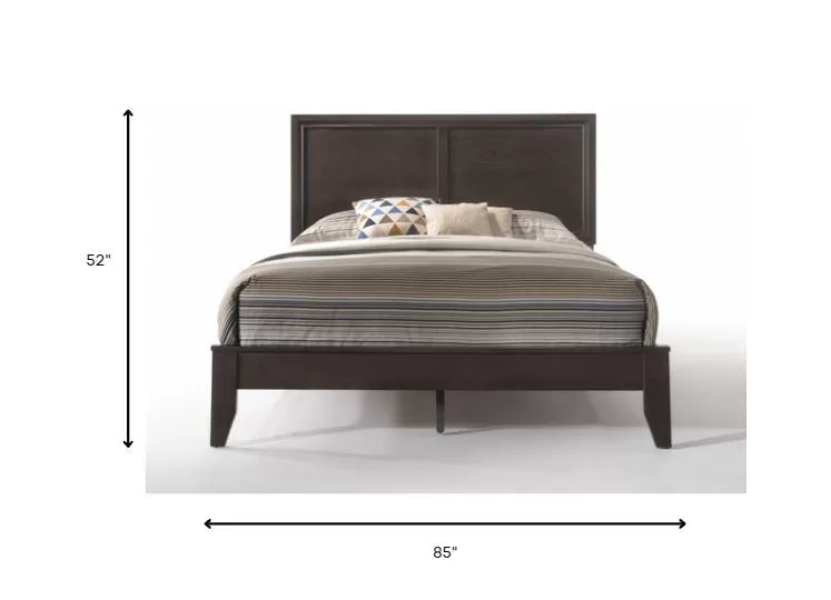 King Espresso Bed