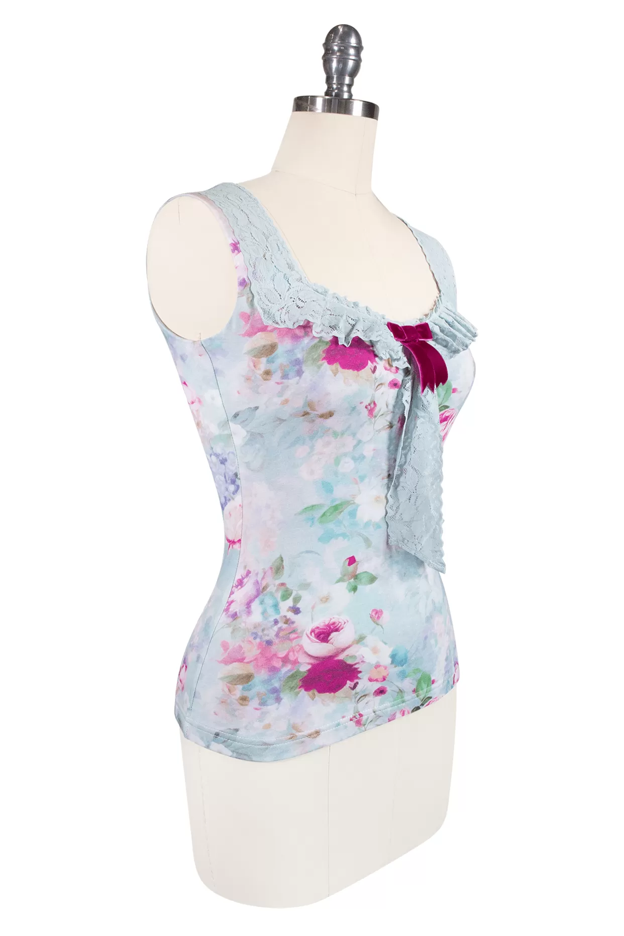 Le Jardin Ruffle Jersey Camisole