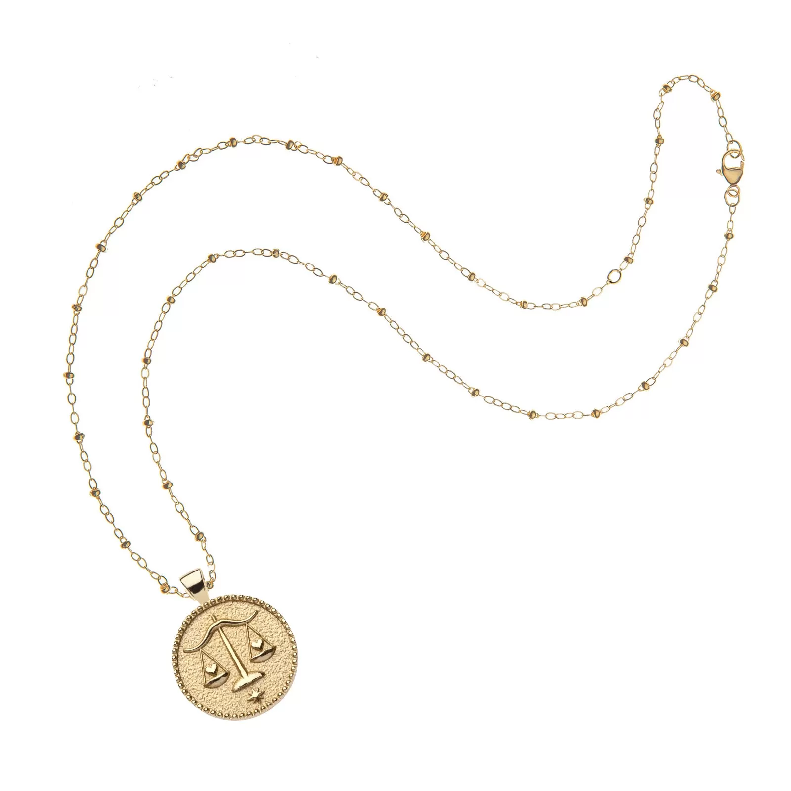 LIBRA JW Small Zodiac Pendant Coin - Sep 23 - Oct 22