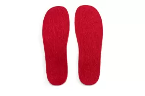 Men's Felt Insole - Flame Scarlet