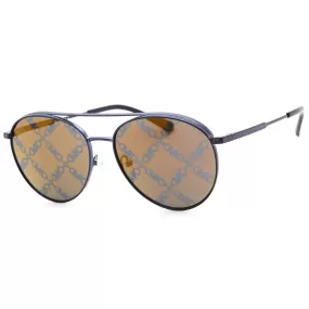 Michael Kors 0MK1138 Sunglasses Metallic Navy Blue / Empire Gold Women's