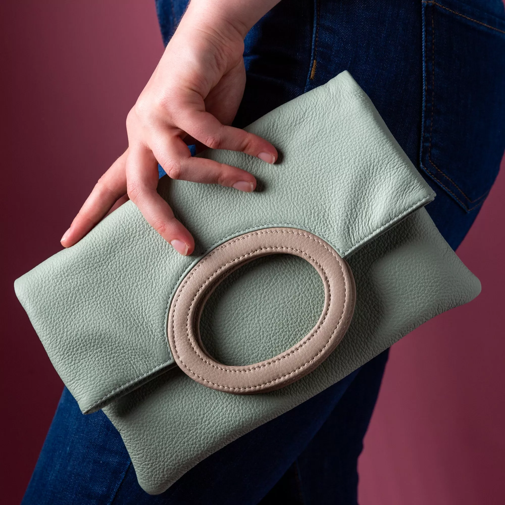 Mint Three Way Clutch