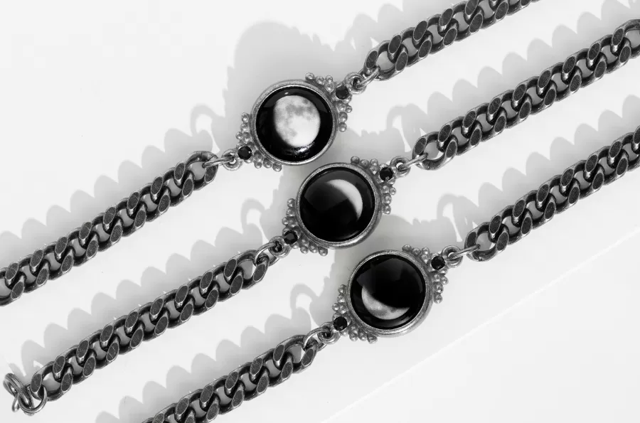 Moonglow Classic Pewter Bracelet