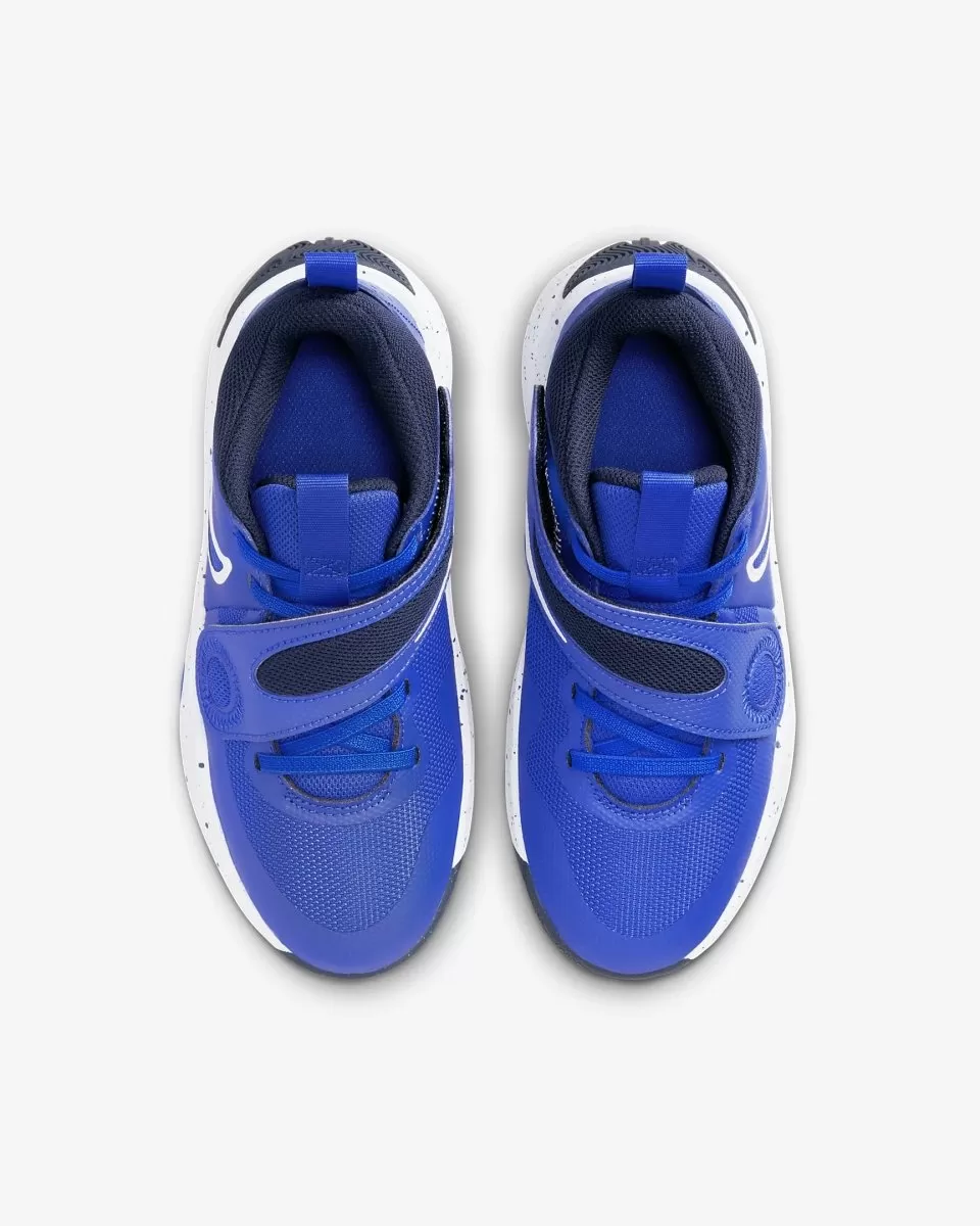 NIKE JUNIOR HUSTLE BLUE SHOES