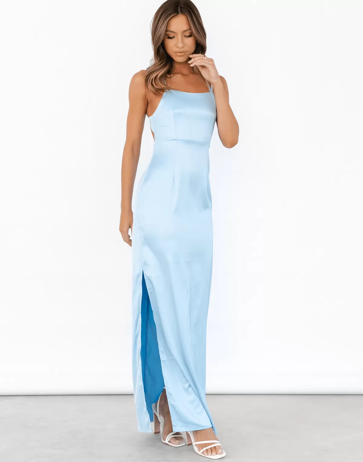 One Wish Maxi Dress (Blue)