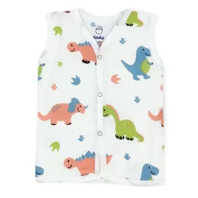 Organic Cotton Muslin Jabla - Dino