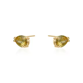 PEAR SHAPE CRYSTAL EARRINGS