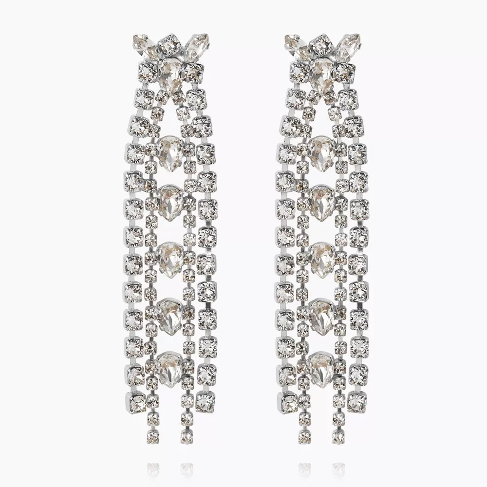 Petite Penelope Earrings / Crystal