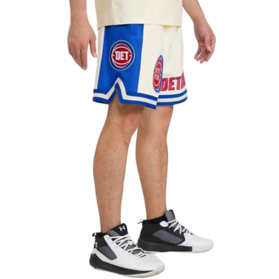 Pro Standard Detroit Pistons Retro Classic Dk 2.0 Short (Eggshell/Royal Blue)