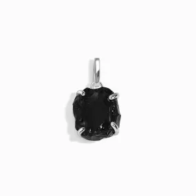 Raw Crystal Charm - Black Obsidian