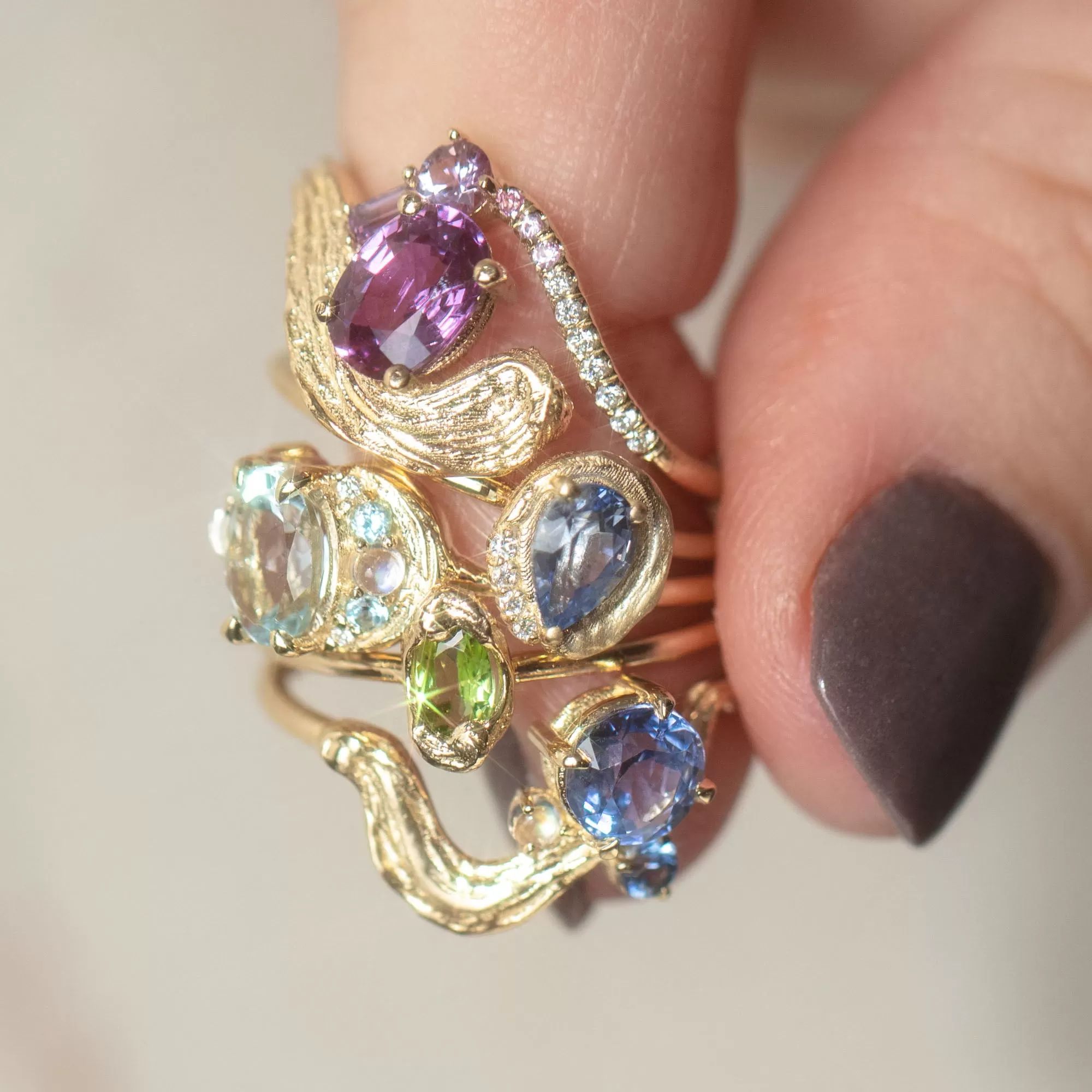 Red Violet Ring