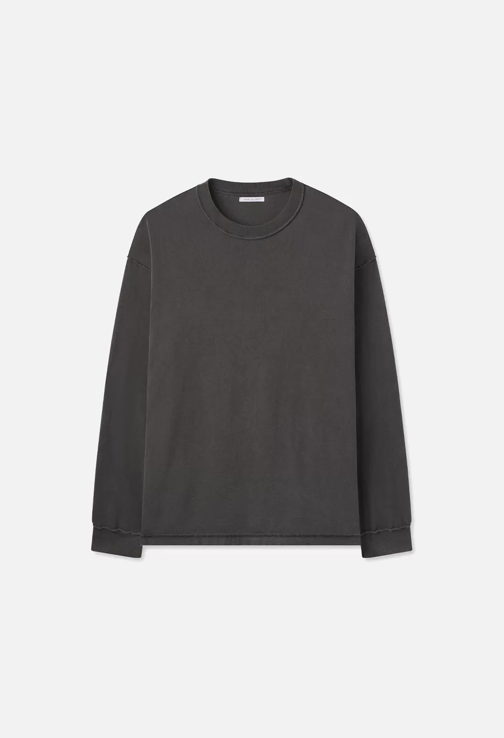 Reversed Oversized LS Tee / Washed Black