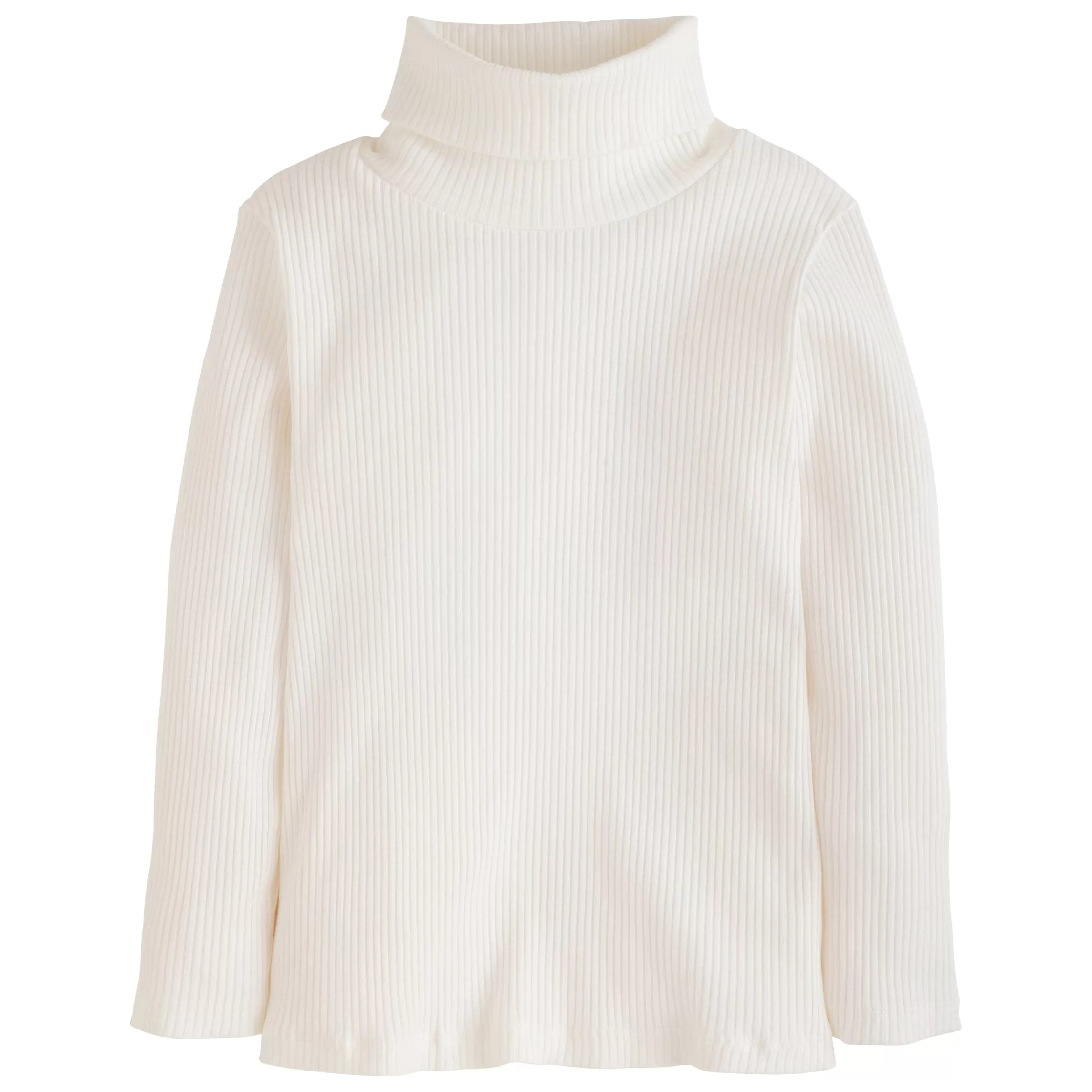 Ribbed Turtleneck - Ivory