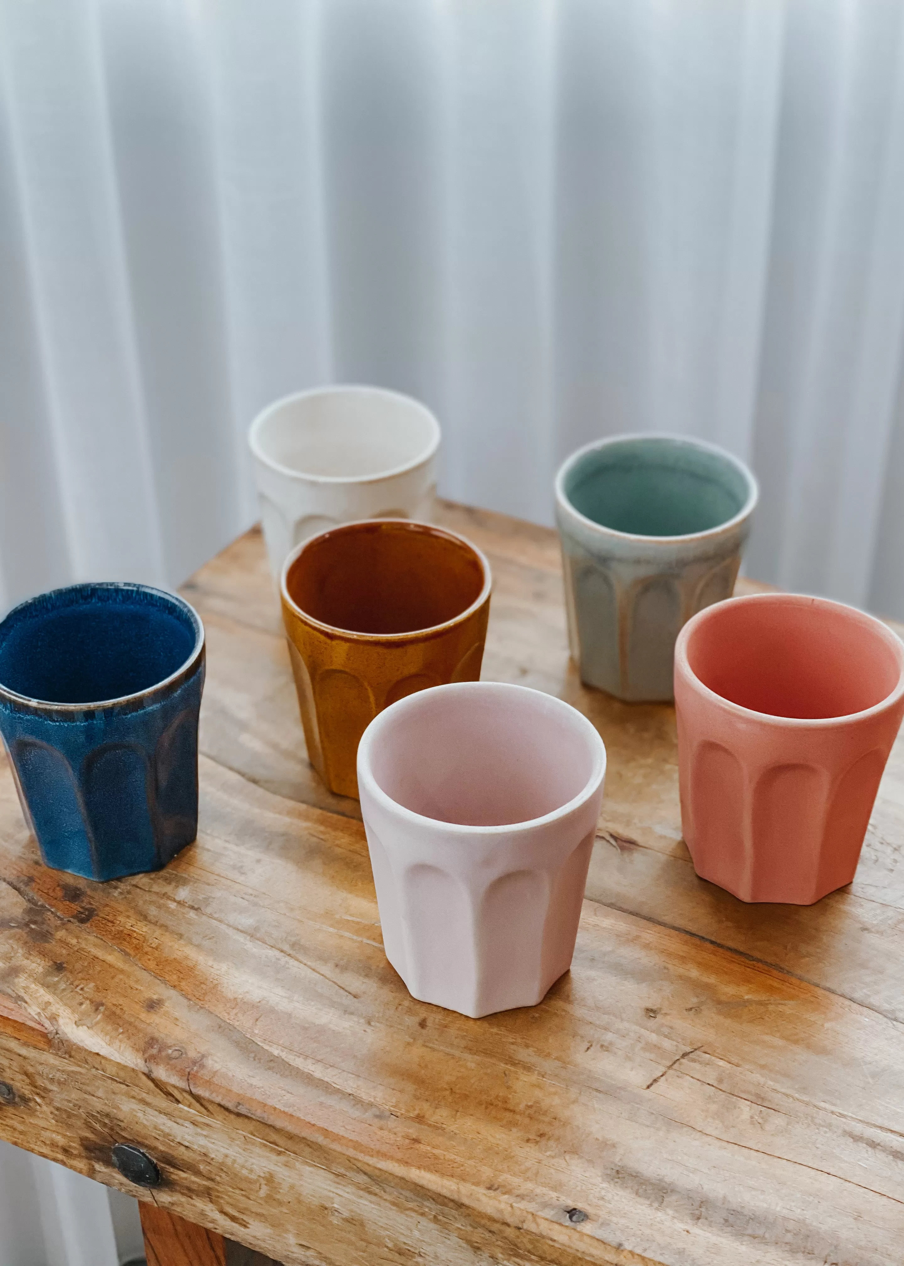 Ritual Ceramic Latte Cup - Rouge