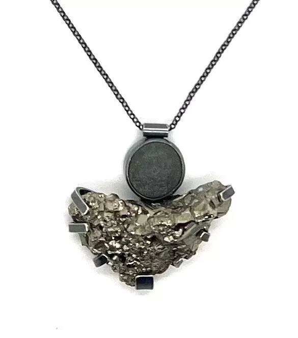 Rock and Pyrite Necklace