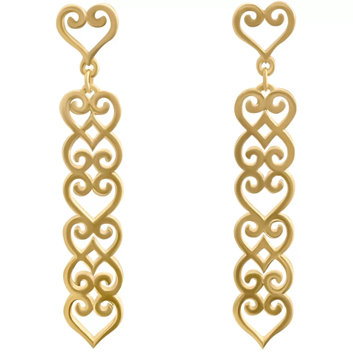 SAHMANI Gold Cocoa Drop Earring