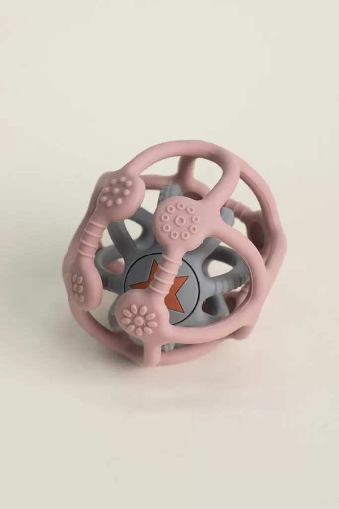 Sensory Ball - Pink and Grey