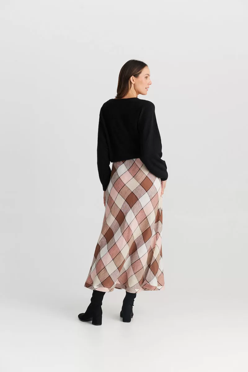 Sicily Skirt, Catalan Check