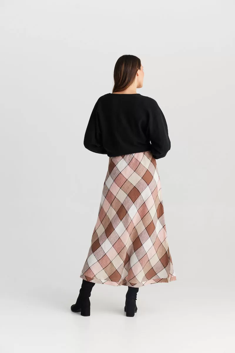 Sicily Skirt, Catalan Check