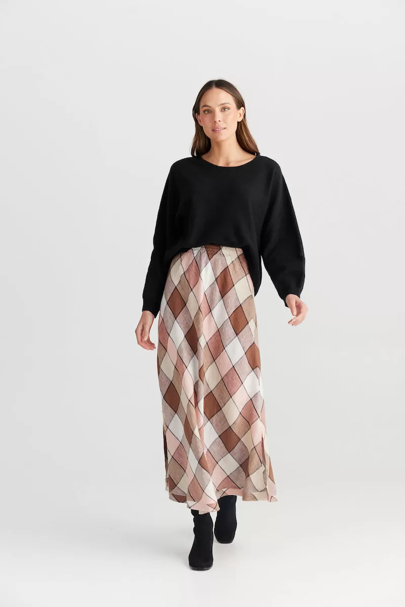 Sicily Skirt, Catalan Check