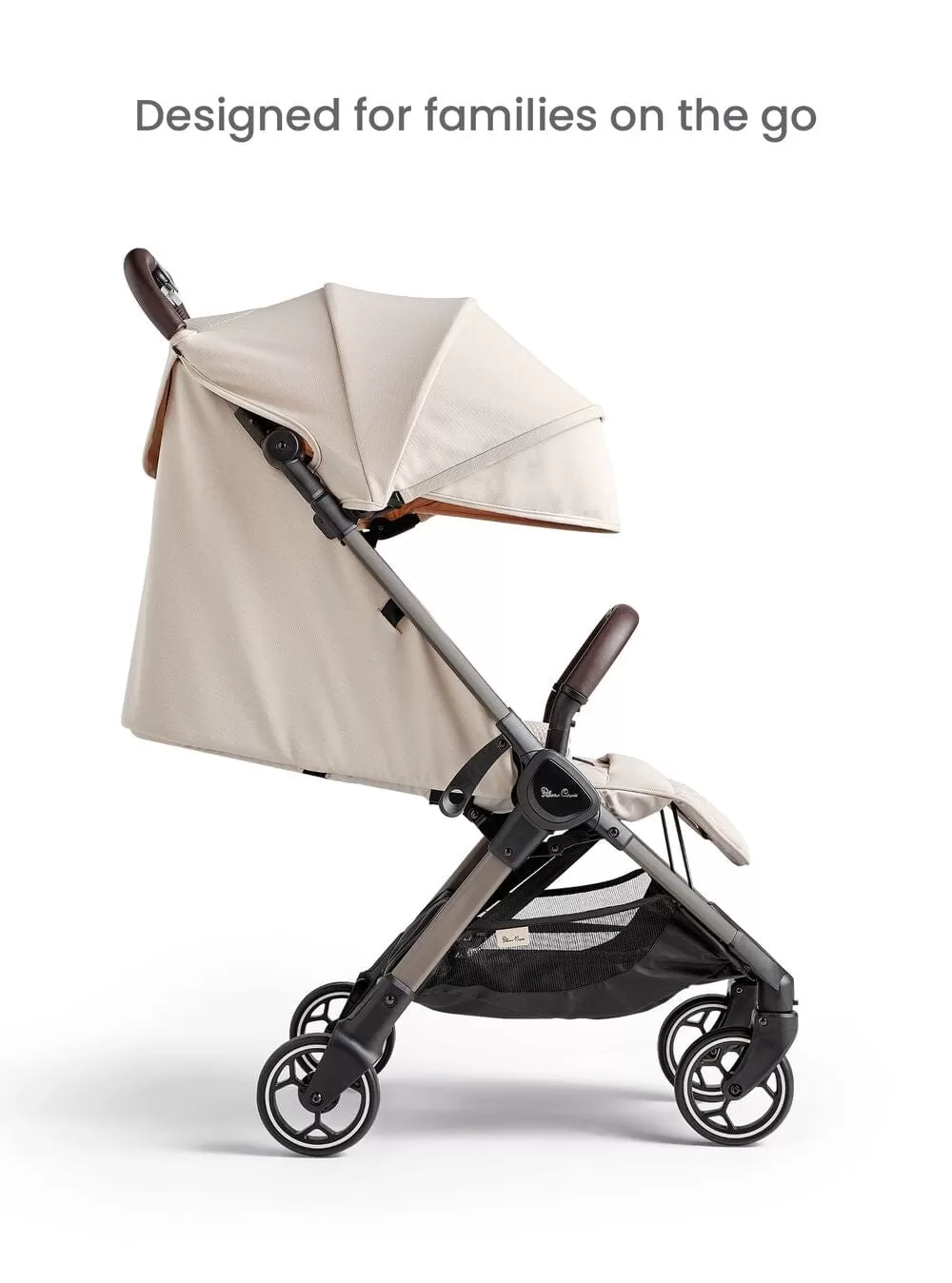 Silver Cross Clic Stroller with Motion Car Seat - Almond/Almond