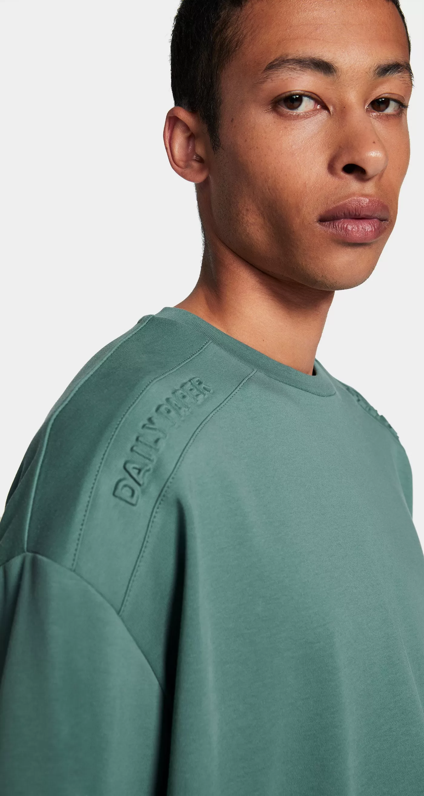 Silver Green Juma Oversized T-Shirt