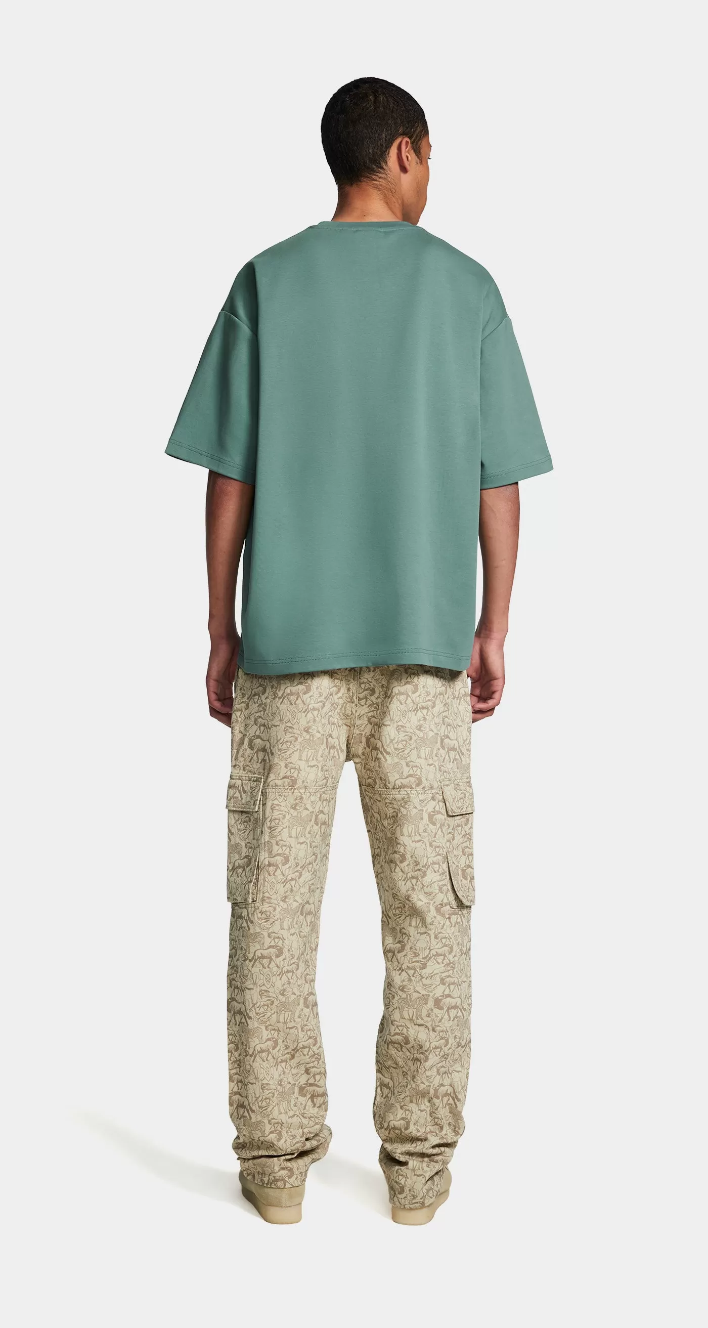 Silver Green Juma Oversized T-Shirt