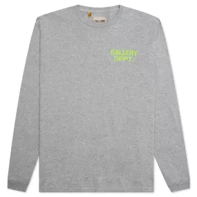 Souvenir L/S Tee - Heather Grey