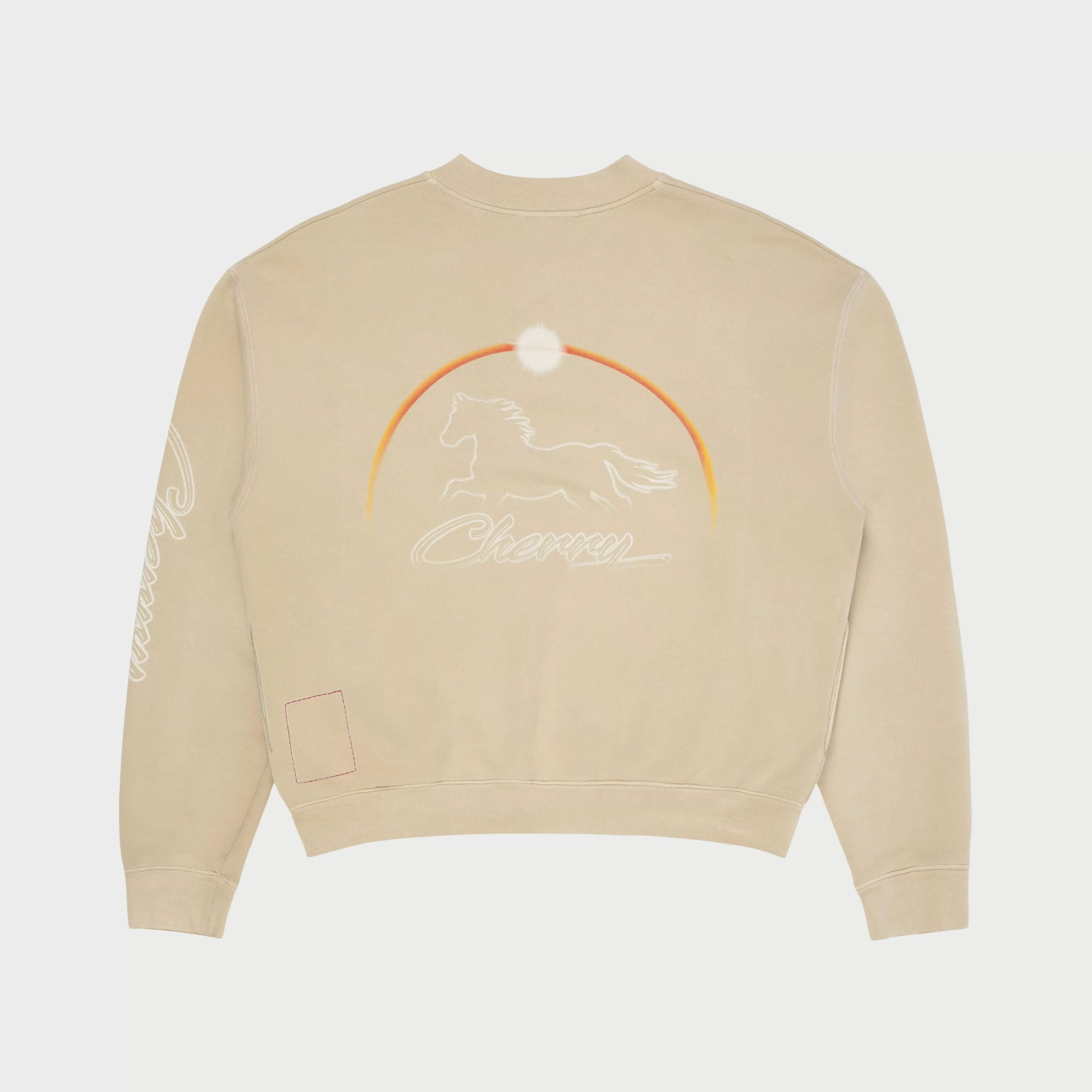 Stardust Henley Crewneck (Beige)