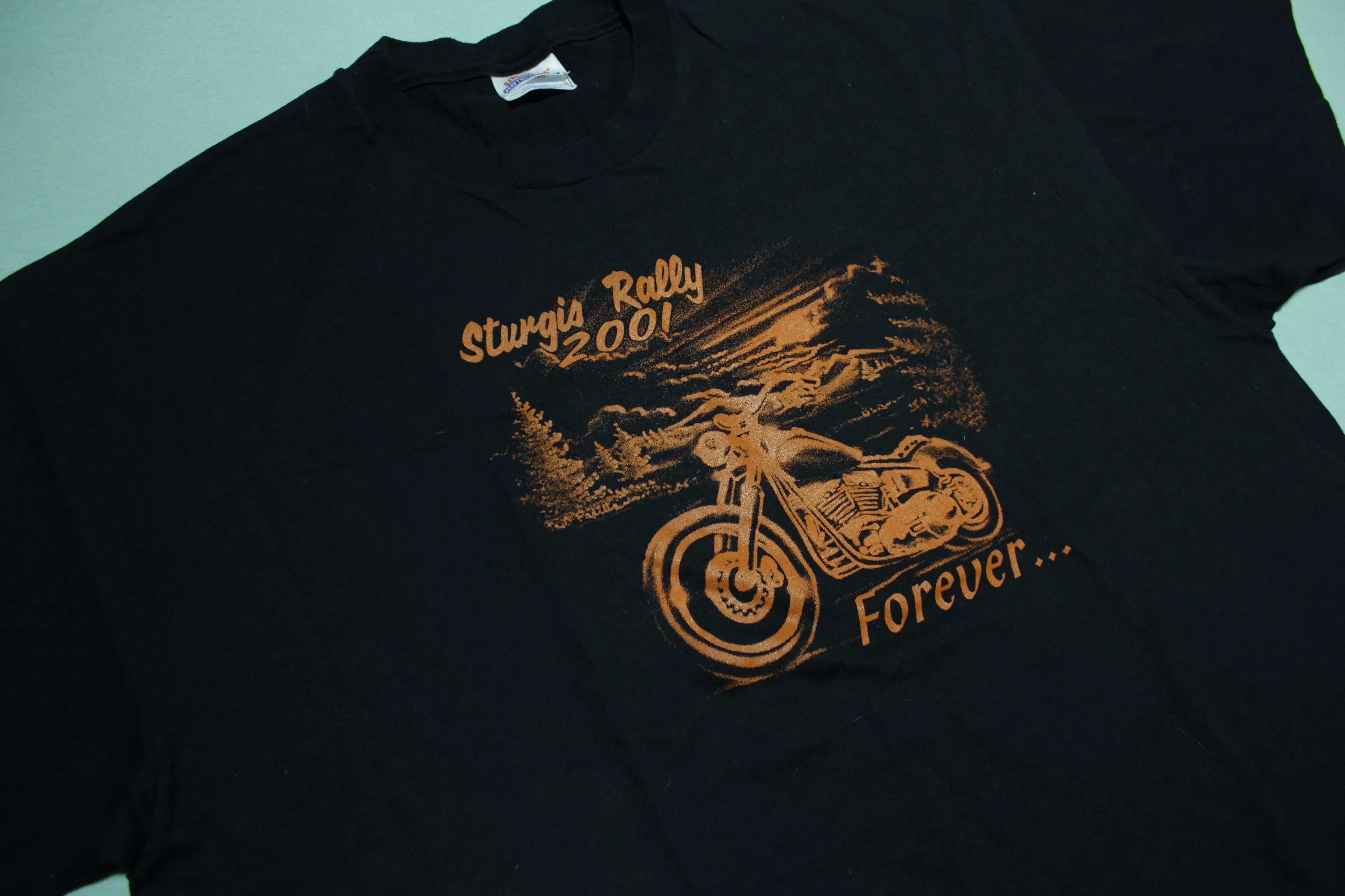 Sturgis Rally 2001 Black Hills 61st Classic Harley Davidson Vintage 00's Made in USA T-Shirt