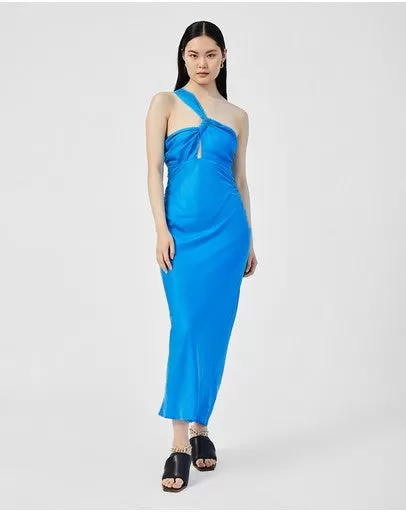 Suboo Hannah Asymmetric Strap Midi Dress