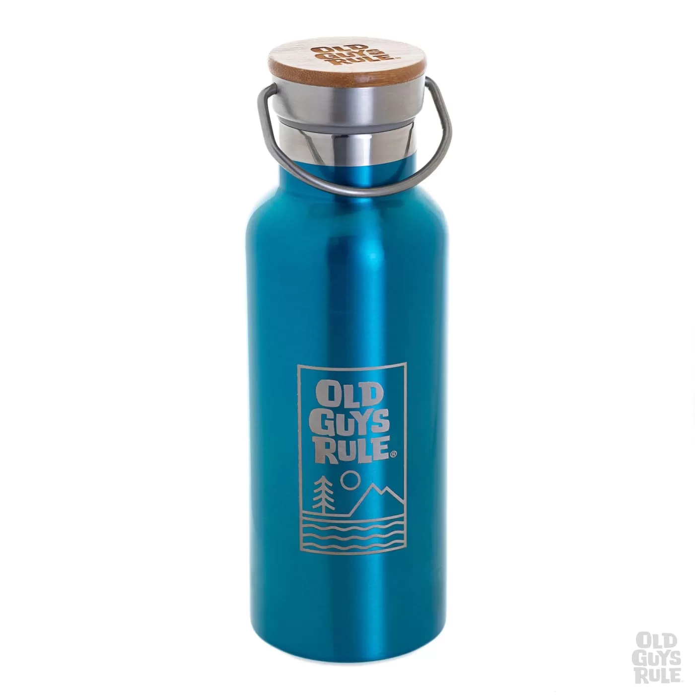 'Summit & Sea' Vacuum Flask - Turquoise