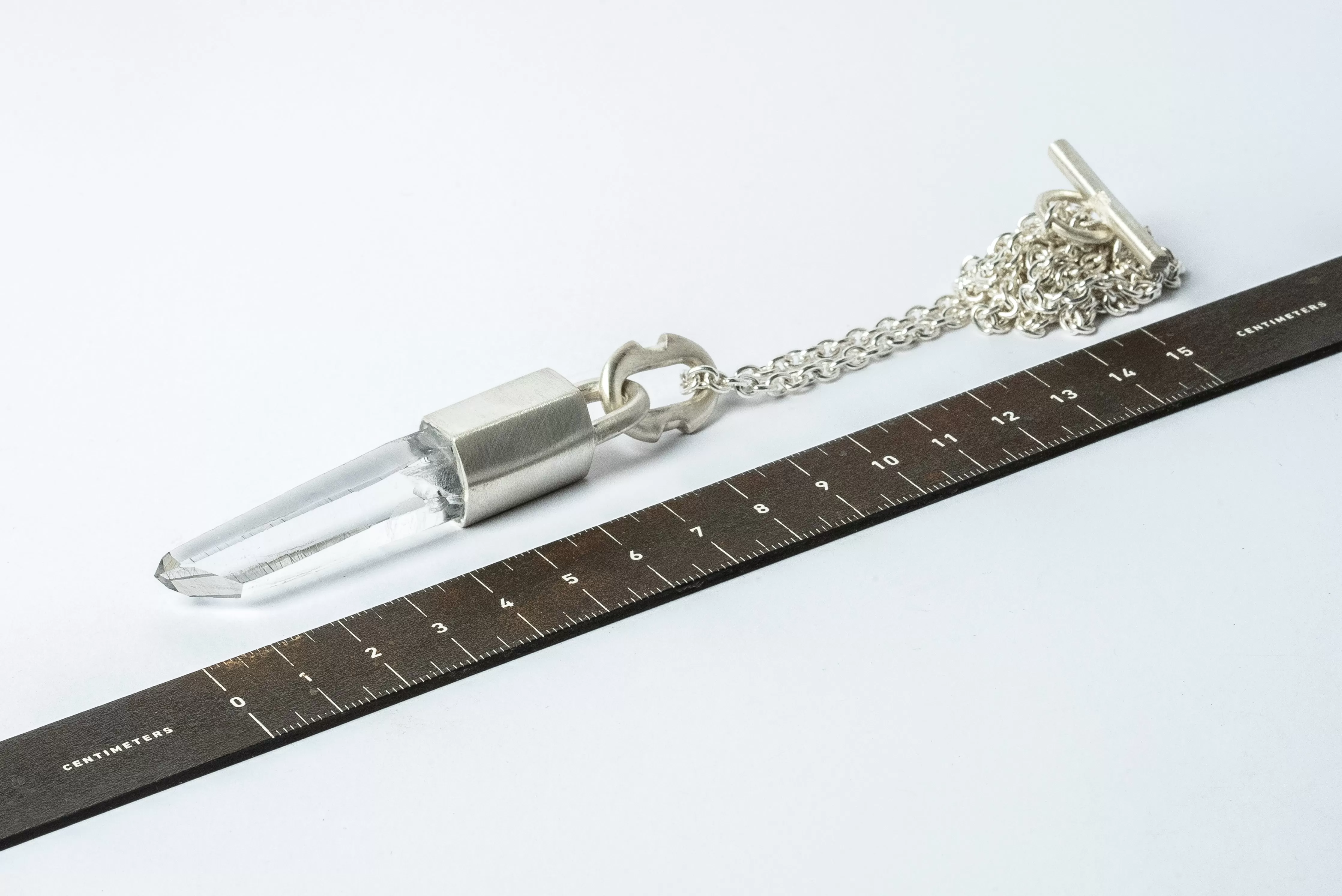 Talisman Necklace (Deco Linked, Lemurian Quartz, MA LEM)