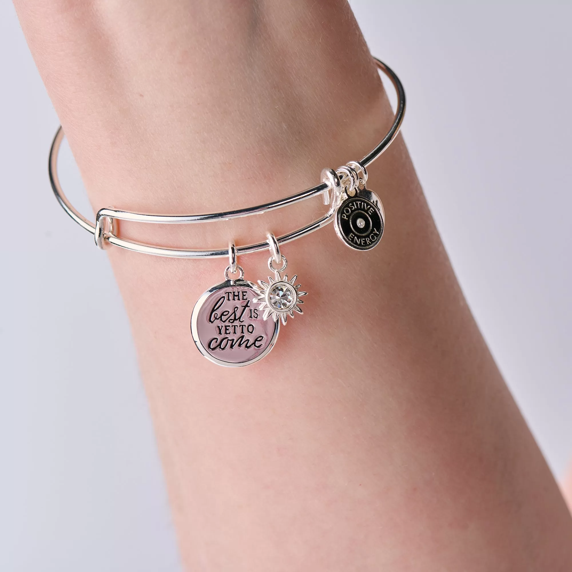 'The Best Is Yet To Come' Duo Charm Bangle