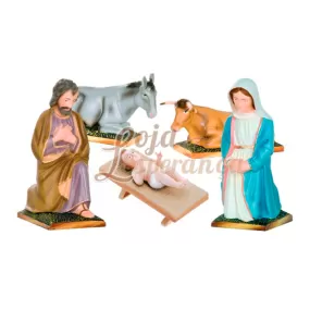 Traditional Nativity Scene - 5 Pieces | 6.69'' | 17cm