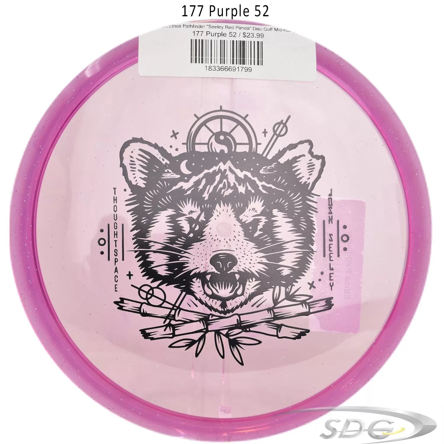 TSA Ethos Pathfinder Seeley Red Panda Disc Golf Mid-Range