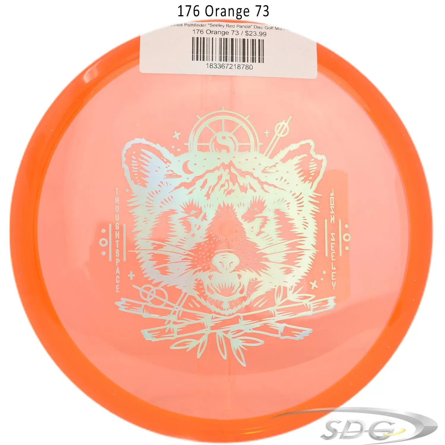 TSA Ethos Pathfinder Seeley Red Panda Disc Golf Mid-Range