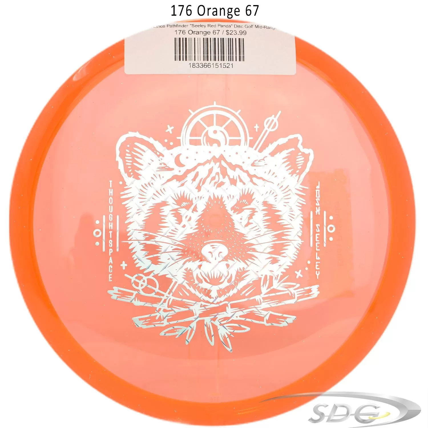 TSA Ethos Pathfinder Seeley Red Panda Disc Golf Mid-Range