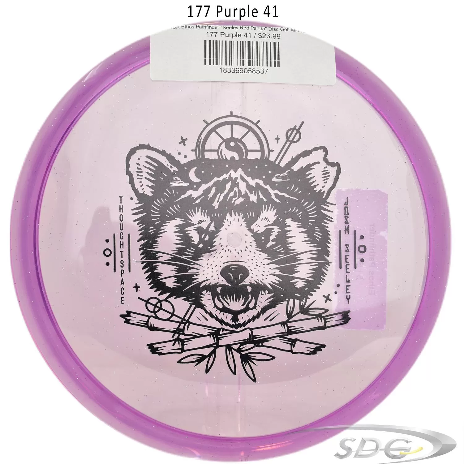 TSA Ethos Pathfinder Seeley Red Panda Disc Golf Mid-Range