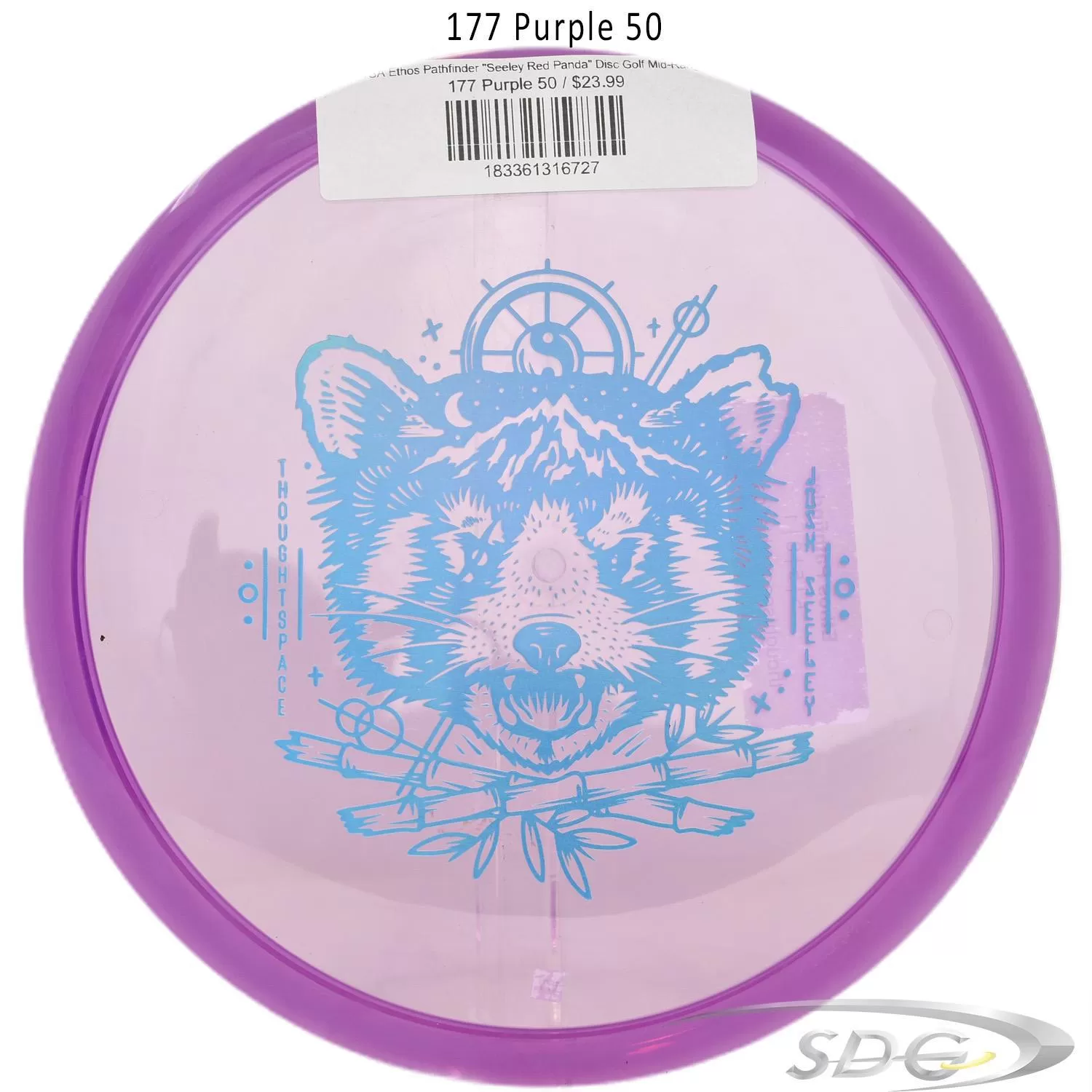 TSA Ethos Pathfinder Seeley Red Panda Disc Golf Mid-Range