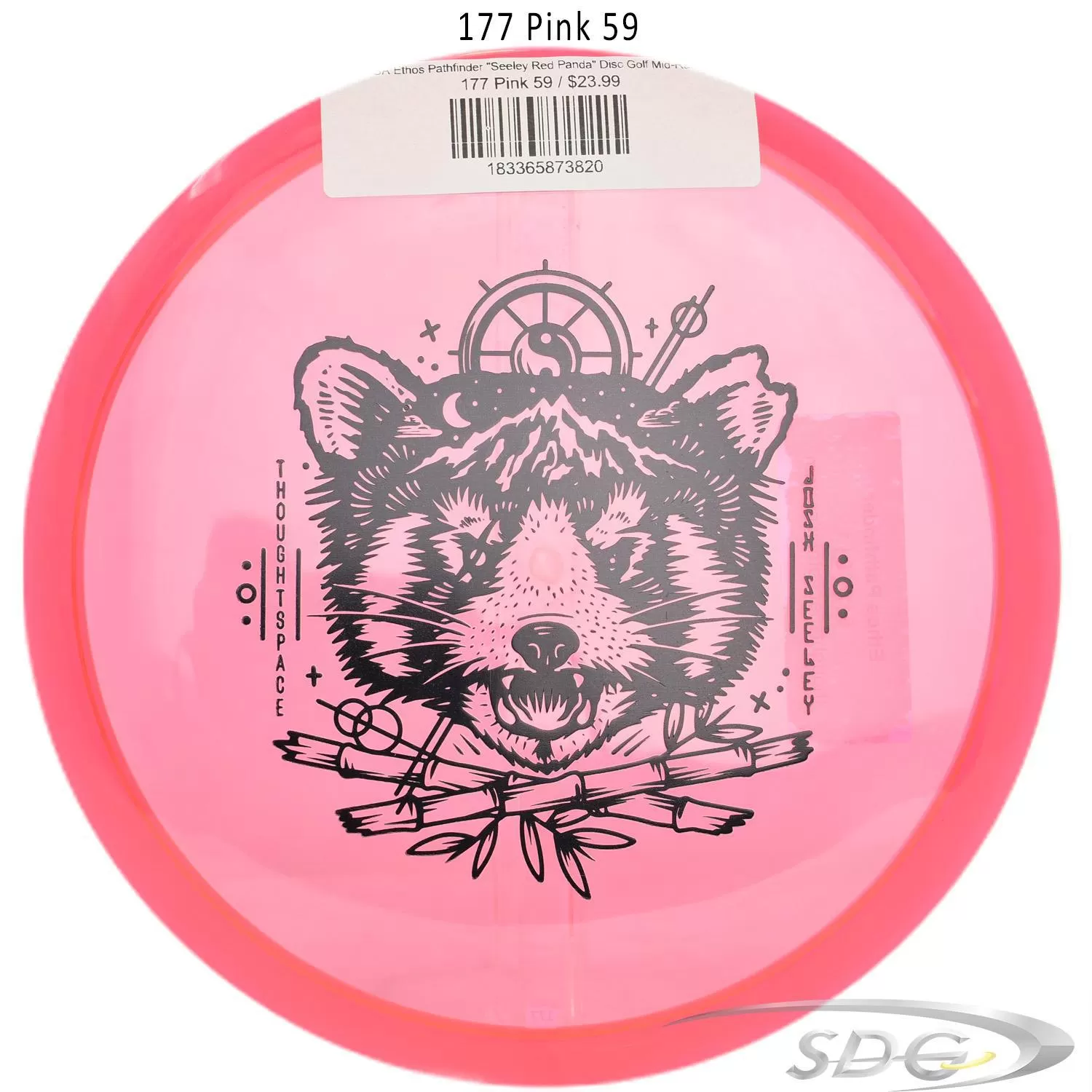 TSA Ethos Pathfinder Seeley Red Panda Disc Golf Mid-Range