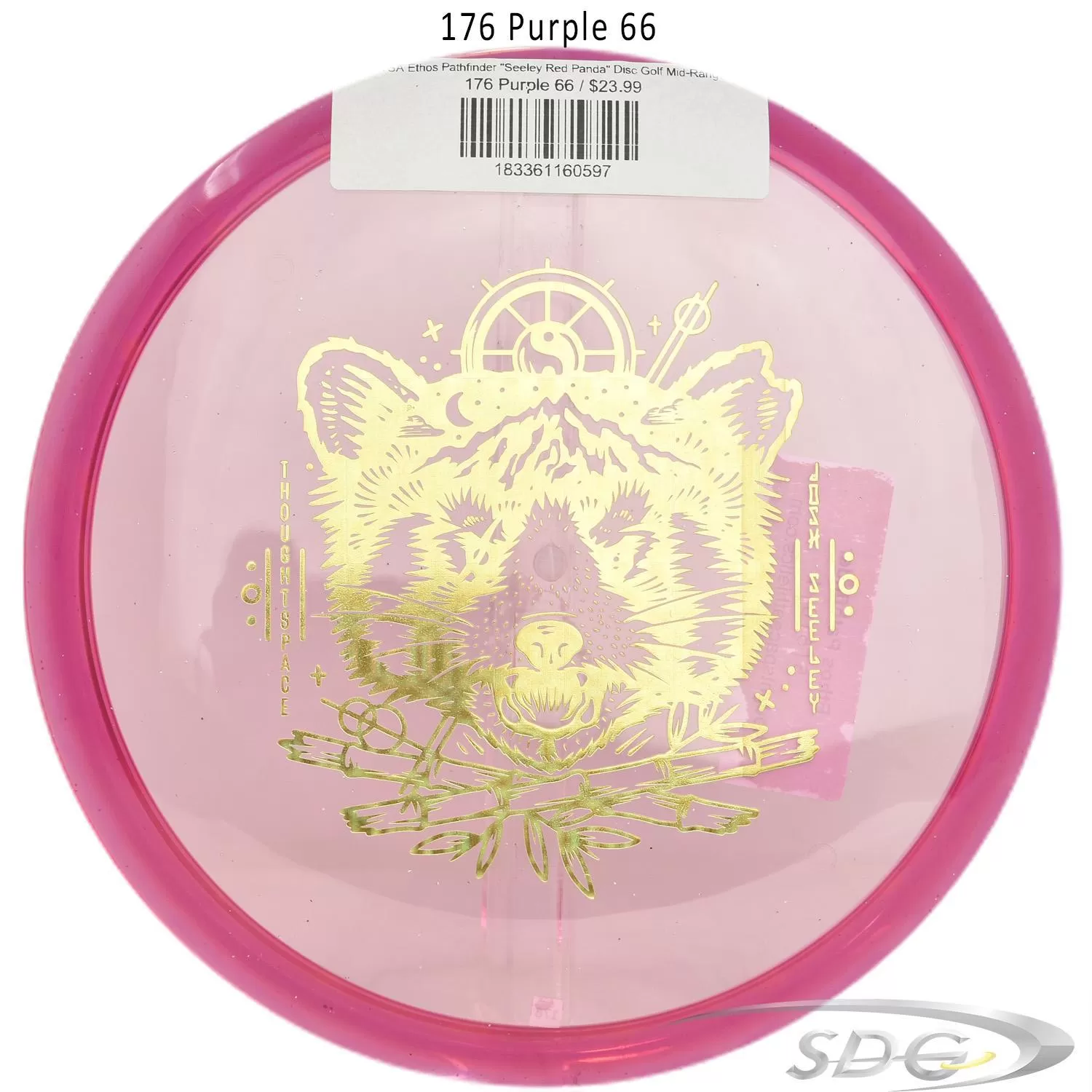 TSA Ethos Pathfinder Seeley Red Panda Disc Golf Mid-Range