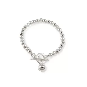 Von Treskow BALL BRACELET WITH VT DISC & SILVER BALL