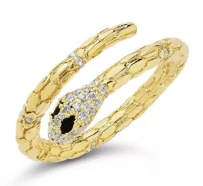 Women's Fashion CZ Snake Ring