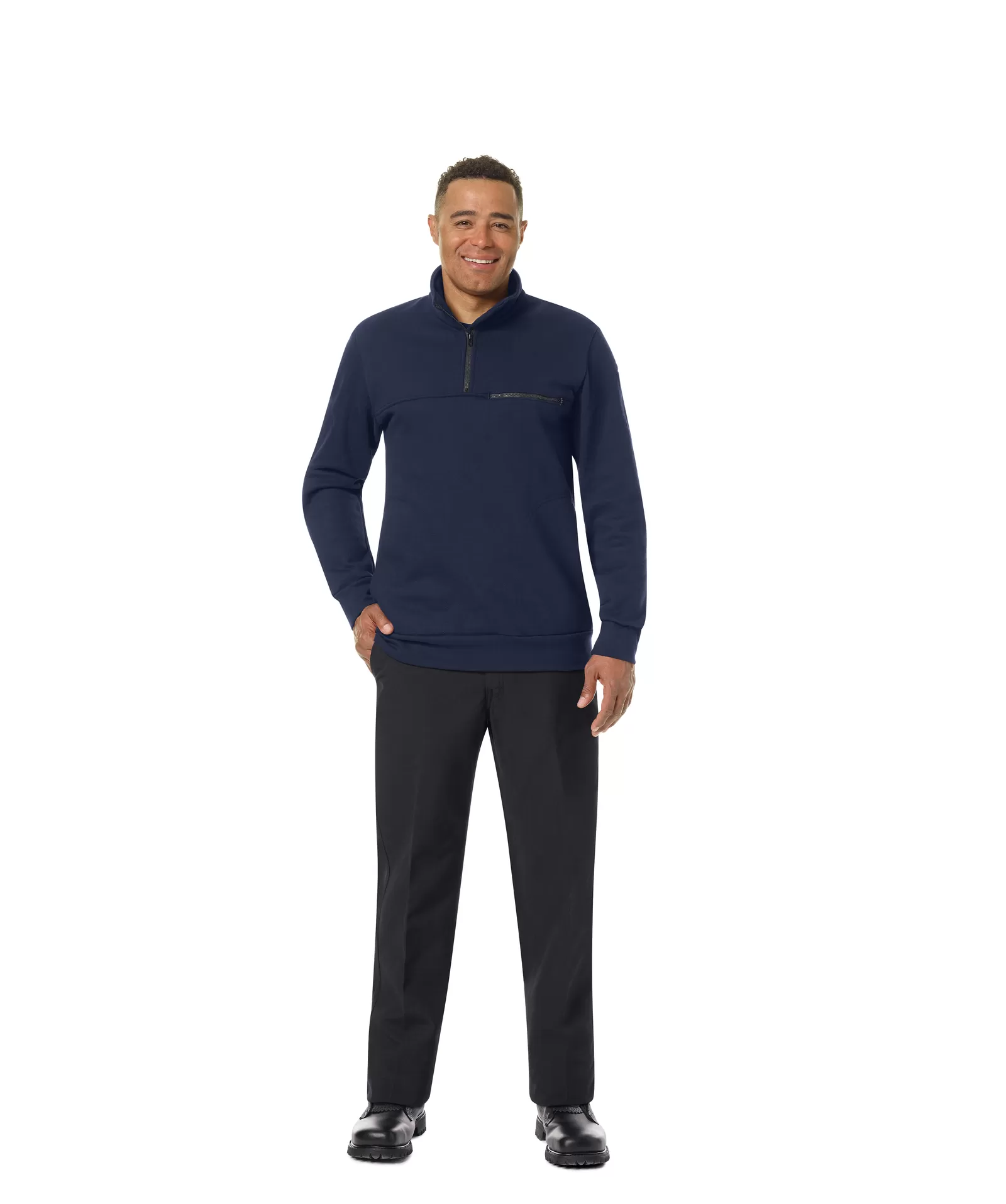 WORKRITE 1/4 ZIP JOB SHIRT