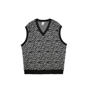 X-Girl Womens Zebra Pattern Vest